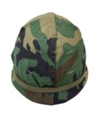 US Army Officer's M1 Helmet With Woodland Cover 1988 Dated