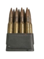 WW2 US .30-06 M1 Garand Dummy Rounds and 8 Round Clip INERT