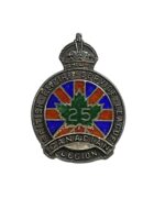 Canadian Legion British Empire Service League 25 Year Lapel Badge