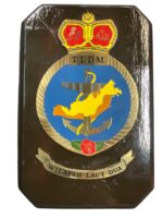 Royal Malaysian Navy Plaque Issued to Canadian 9" X 6"
