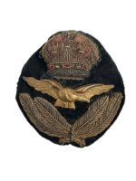 WW1 British RAF Officer's Bullion Wire Cap Badge