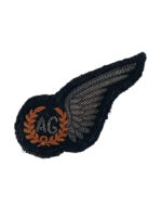 WW2 British RAF Air Gunner Bullion Wire Padded Wing