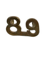 WW1 Canadian CEF 89th Battalion Number Shoulder Title Insignia Single