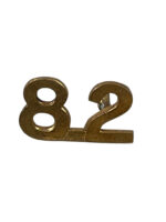 WW1 Canadian CEF 82nd Battalion Number Collar Insignia Single