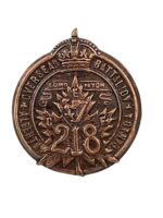 WW1 Canadian 218th Battlaion Collar Insignia Single