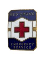WW2 Canadian Red Cross Emergency Service Lapel Badge