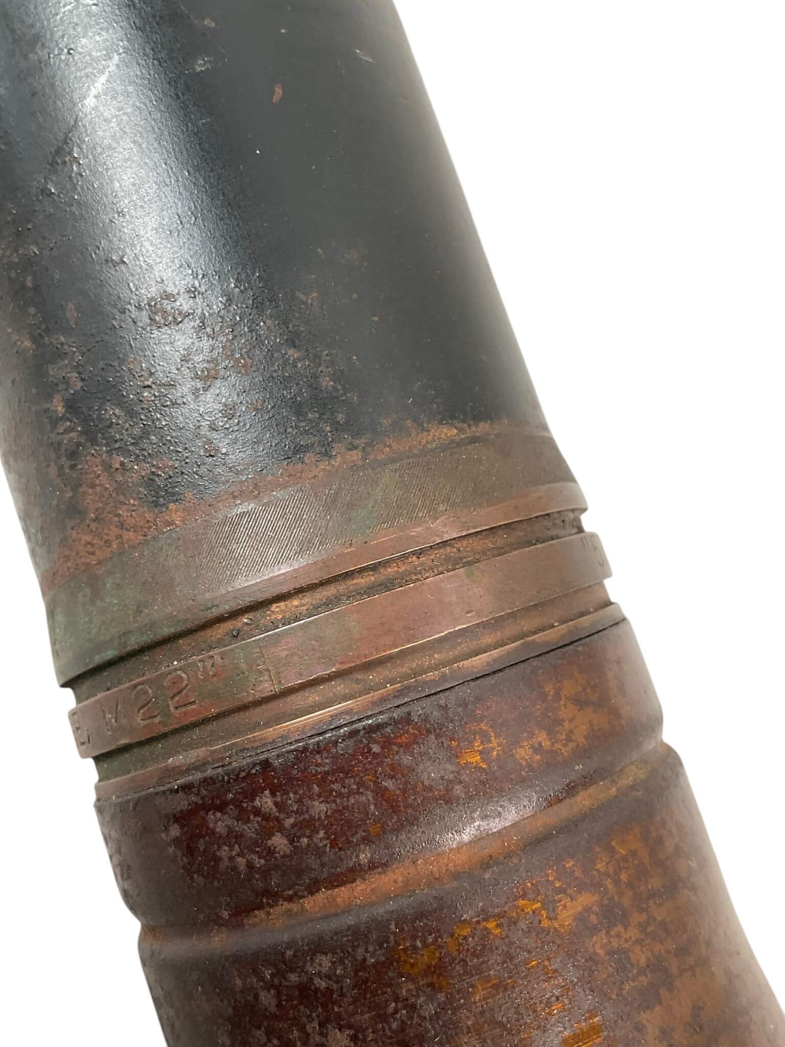 WW2 Canadian 6 Pounder Anti-Tank Round Drill INERT WW2 Canadian 6 Pounder Anti-Tank Round Drill INERT