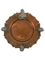 WW1 Canadian Militia Haldimand Rifles Trench Art Ashtray