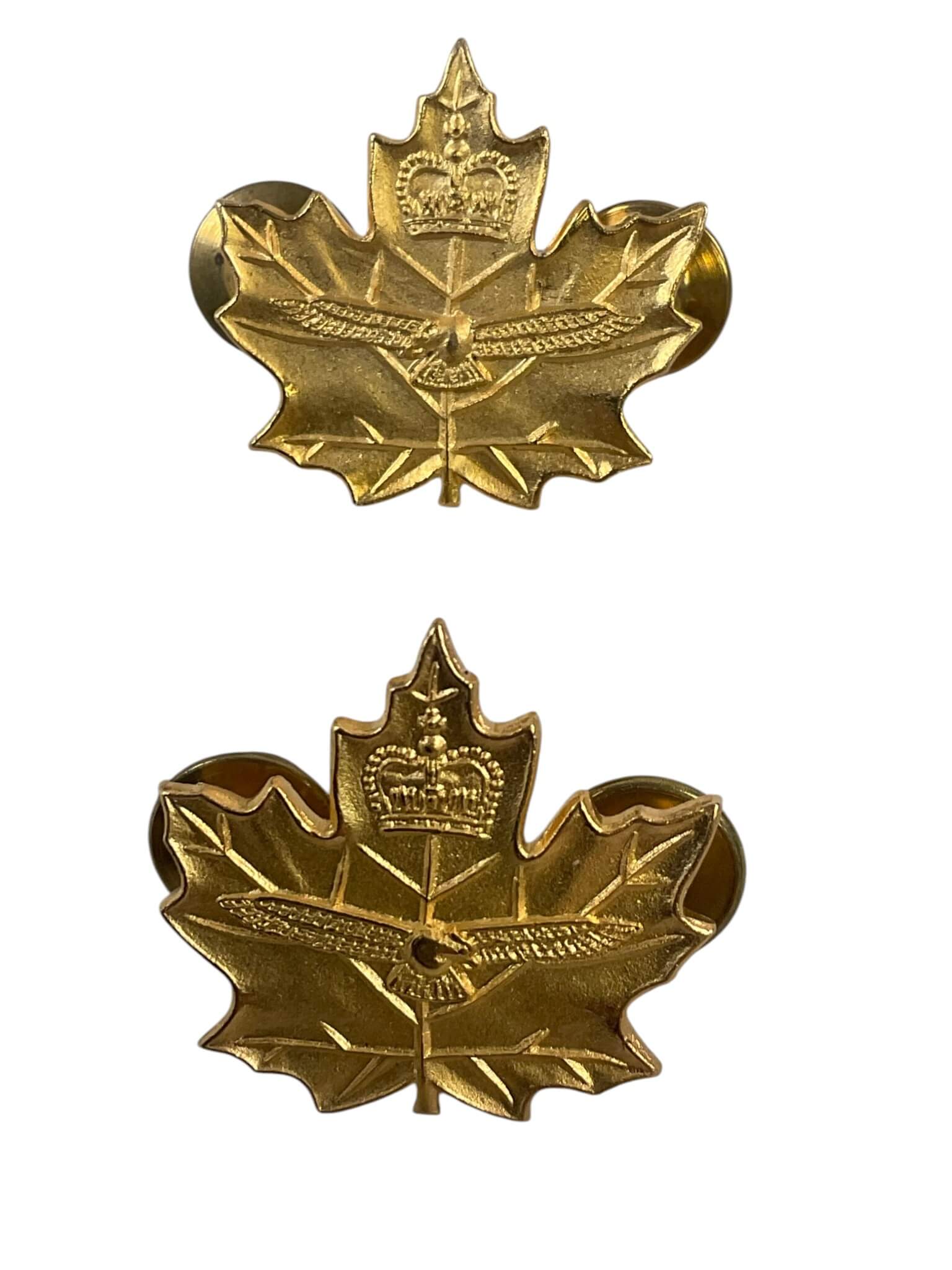 Canadian Forces RCAF Civilian Instructor Collars Insignia Pair Canadian Forces RCAF Civilian Instructor Collars Insignia Pair