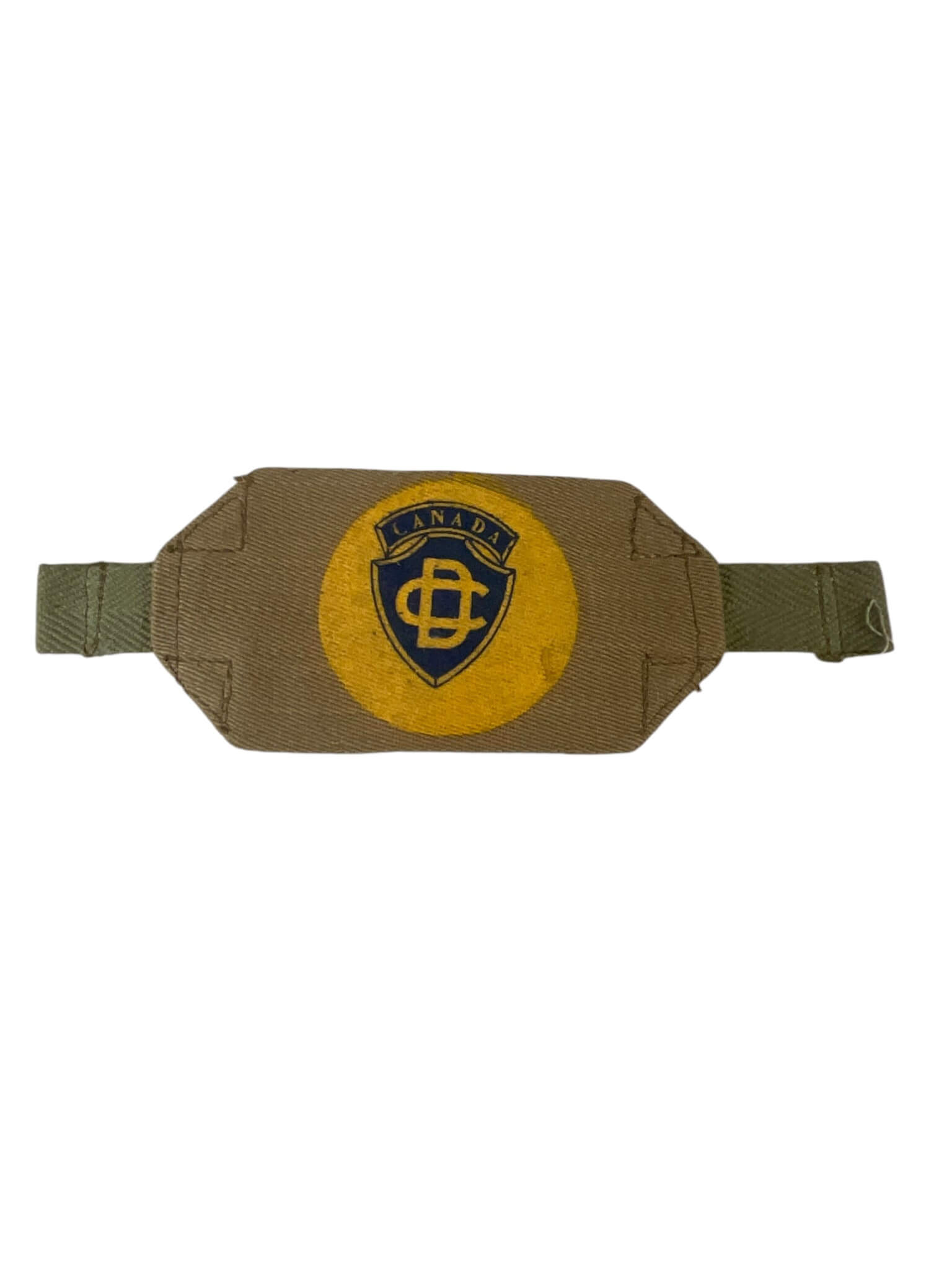 Canadian Civil Defence Armband Brassard Canadian Civil Defence Armband Brassard