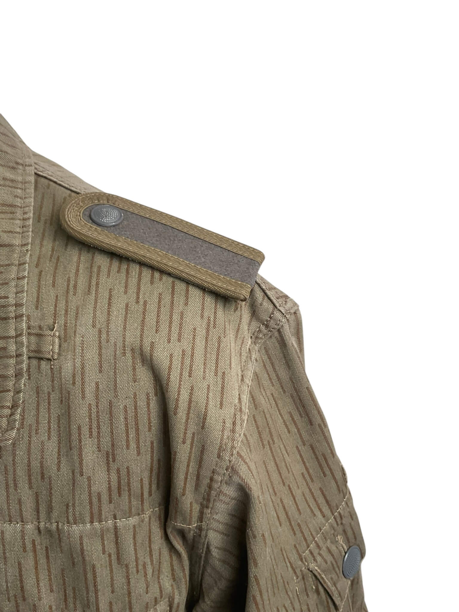 East German Rain Pattern Camouflage Jacket and Pants With White Long Sleeve Shirt East German Rain Pattern Camouflage Jacket and Pants With White Long Sleeve Shirt