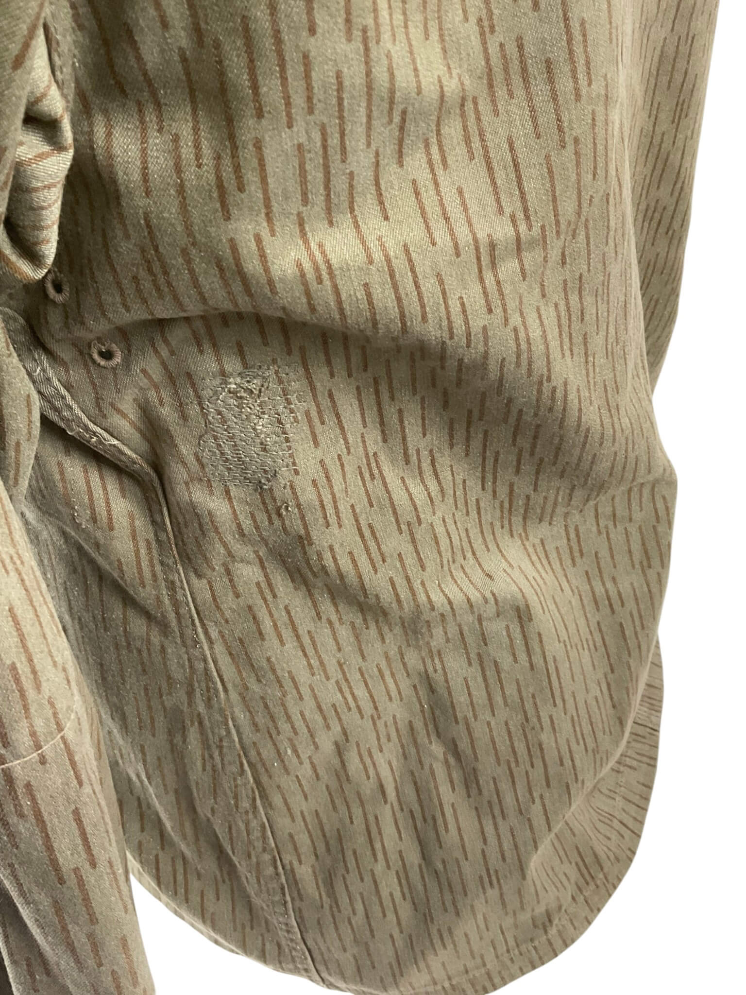 East German Rain Pattern Camouflage Jacket and Pants With White Long Sleeve Shirt East German Rain Pattern Camouflage Jacket and Pants With White Long Sleeve Shirt