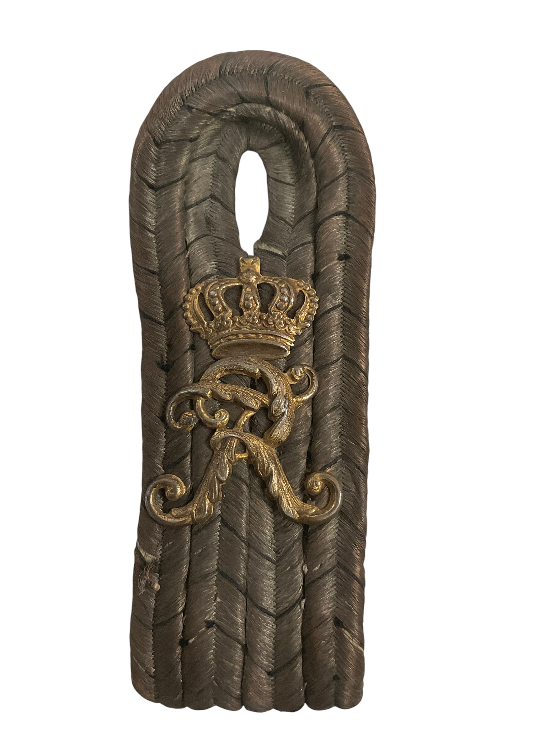 WW1 Imperial German 3rd Guard Grenadiers Officers Shoulder Board Insignia Single WW1 Imperial German 3rd Guard Grenadiers Officers Shoulder Board Insignia Single