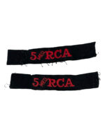 WW2 Canadian 5th Medium RCA Shoulder Titles Insignia Pair