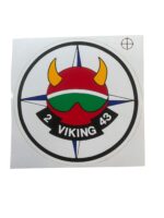 West German Air Forces 2nd Squadron Viking GaboG 43 Sticker West German Air Forces 2nd Squadron Viking GaboG 43 Sticker