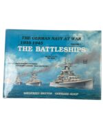 WW2 German Kriegsmarine The German Navy at War Vol 1 The Battleships Schiffer New Hardcover Reference Book
