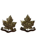WW1 Canadian CEF 47th Battlaion Collars Insignia Pair
