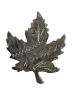 WW2 Canadian Mother Sweetheart Maple Leaf Sterling Silver WW2 Canadian Mother Sweetheart Maple Leaf Sterling Silver