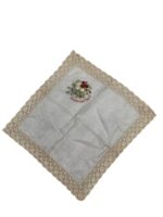 WW1 Canadian British Patriotic Doily Souvenir From France 2