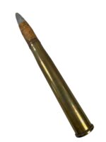 WW2 Canadian 40mm Bofors Shell and Cutaway Fuse INERT WW2 Canadian 40mm Bofors Shell and Cutaway Fuse INERT