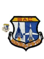 US USAF FB-111 Aardvark Mock 2 Plus Squadron Patch and Lapel Pin