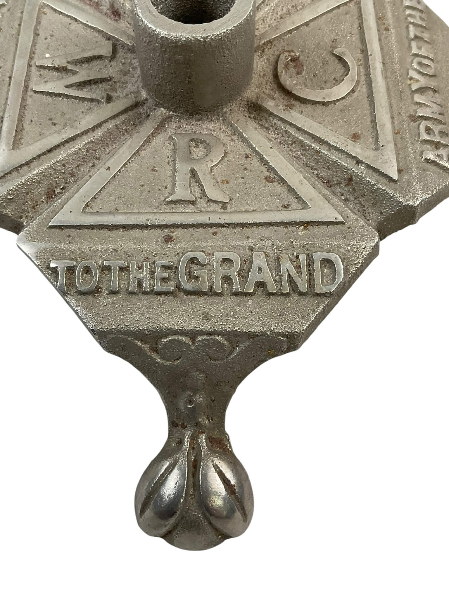 US Grand Army of the Republic Auxiliary Flag Pole Holder 8" X 8" X 3" US Grand Army of the Republic Auxiliary Flag Pole Holder 8" X 8" X 3"