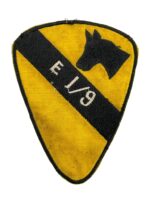 US 1st Cavalry Division E 1/9 Color Theater Made Patch US 1st Cavalry Division E 1/9 Color Theater Made Patch