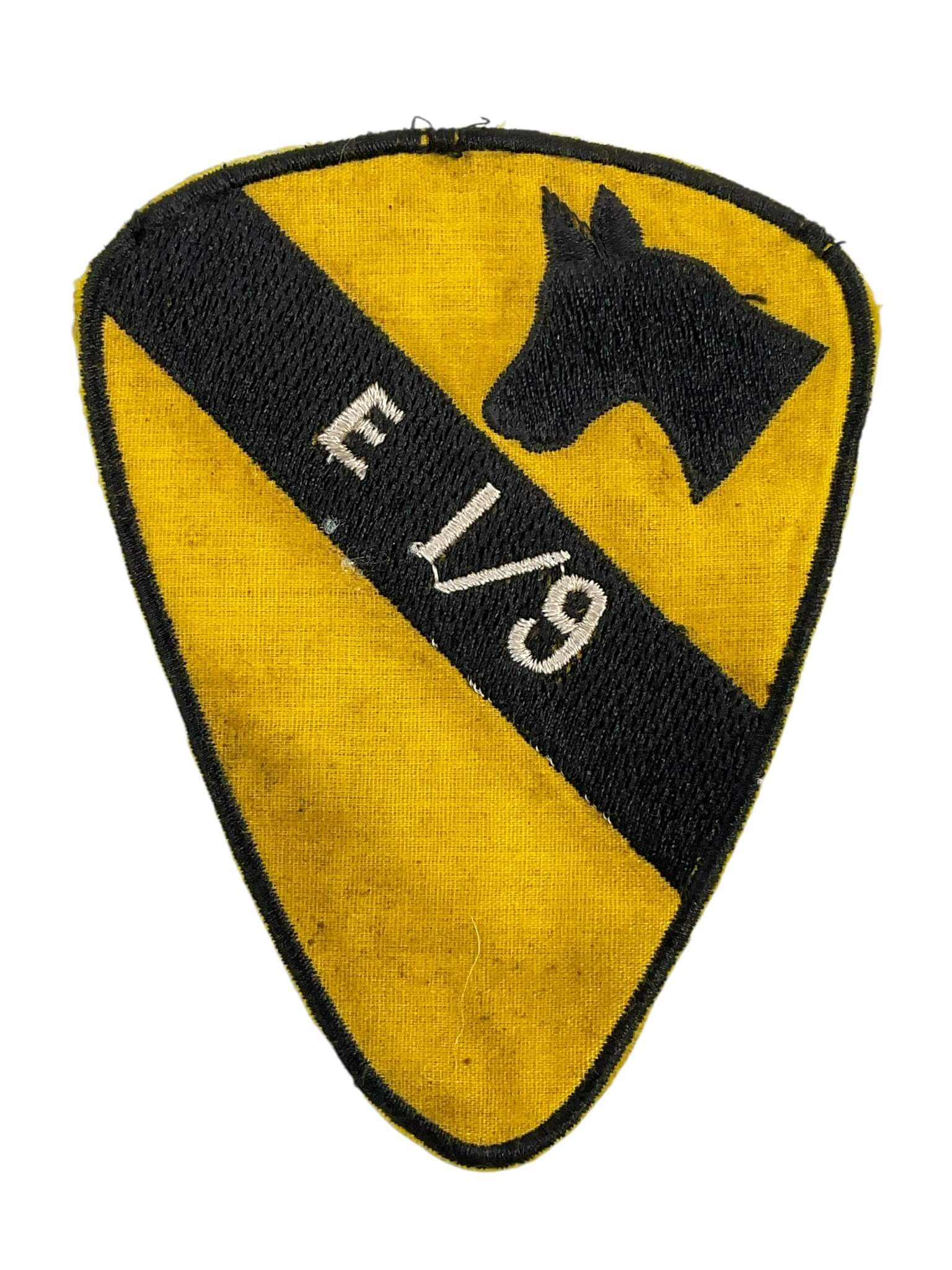 US 1st Cavalry Division E 1/9 Color Theater Made Patch US 1st Cavalry Division E 1/9 Color Theater Made Patch