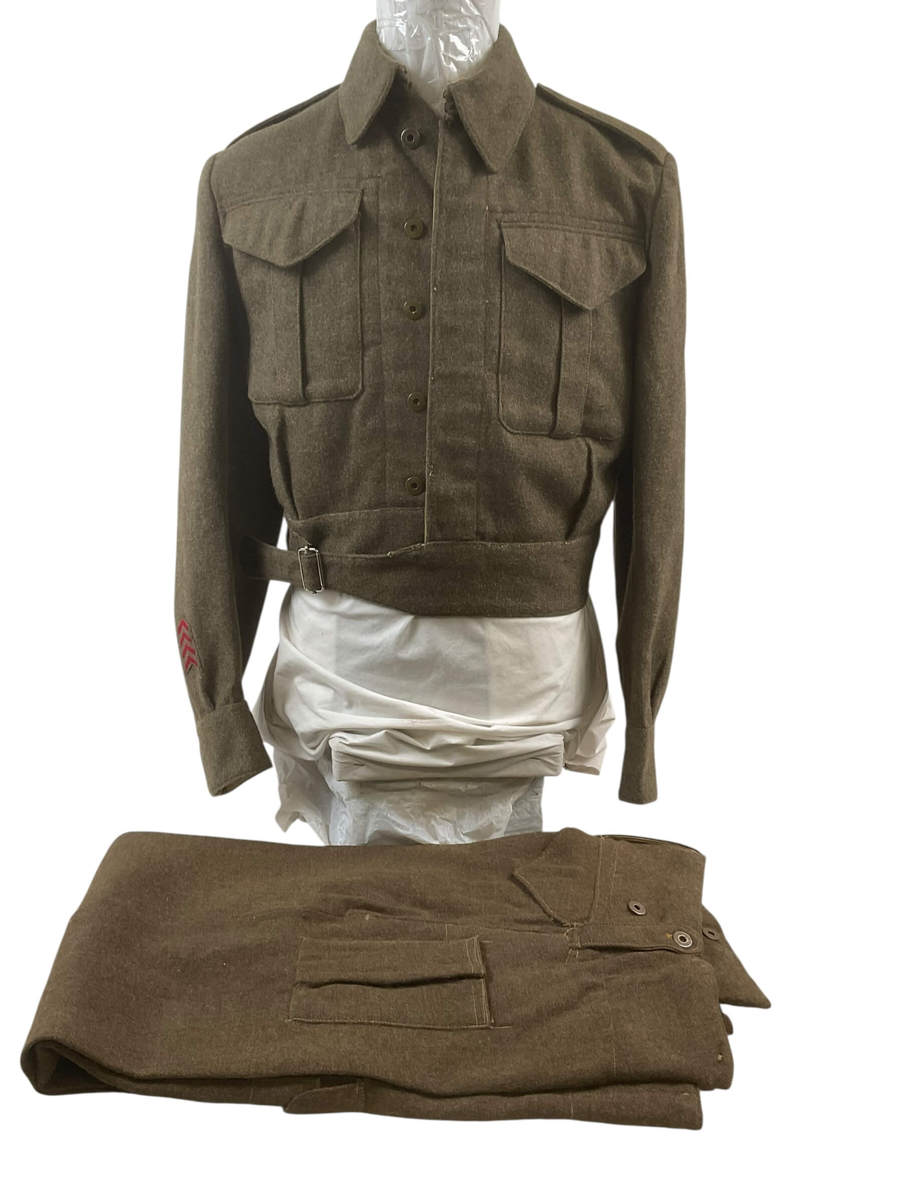 WW2 Canadian Army Battledress Jacket and Trousers WW2 Canadian Army Battledress Jacket and Trousers