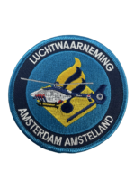 Amsterdam Amstelland Air Observation Police Helicopter Unit Patch