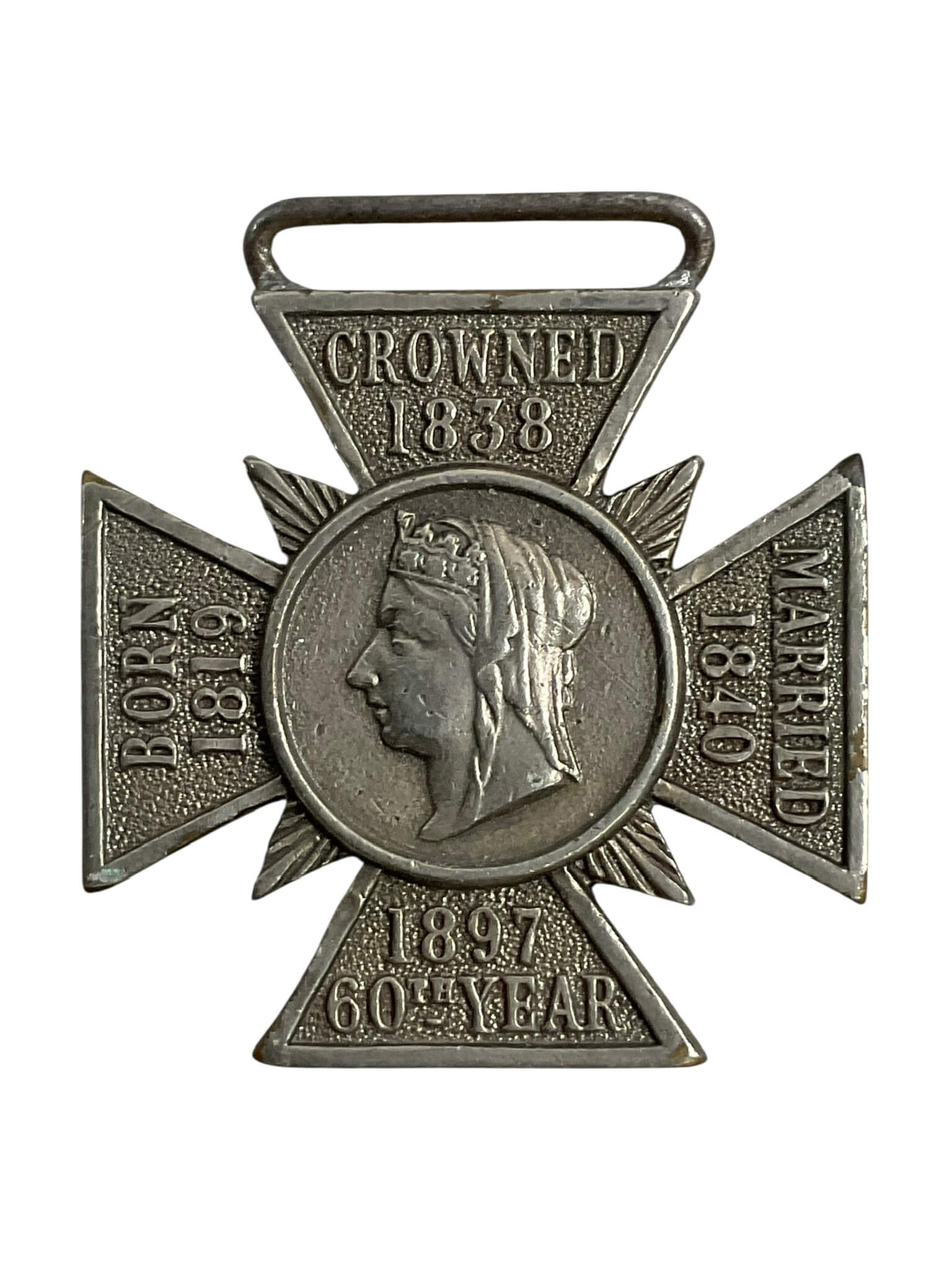 British Victorian Queen Victoria 60th Anniversary Medal British Victorian Queen Victoria 60th Anniversary Medal