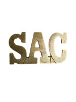 Boer War South African Constabulary Shoulder Title Insignia Single