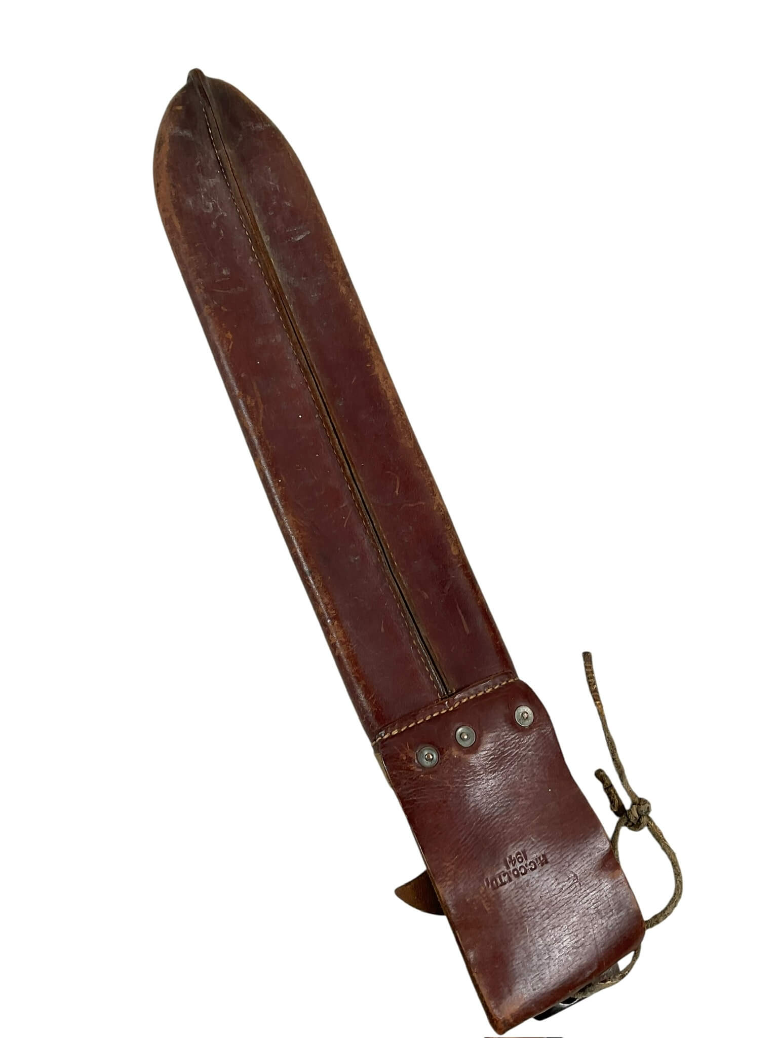 WW2 Canadian Machete Dated 1943 With 1941 Dated Leather Scabbard WW2 Canadian Machete Dated 1943 With 1941 Dated Leather Scabbard