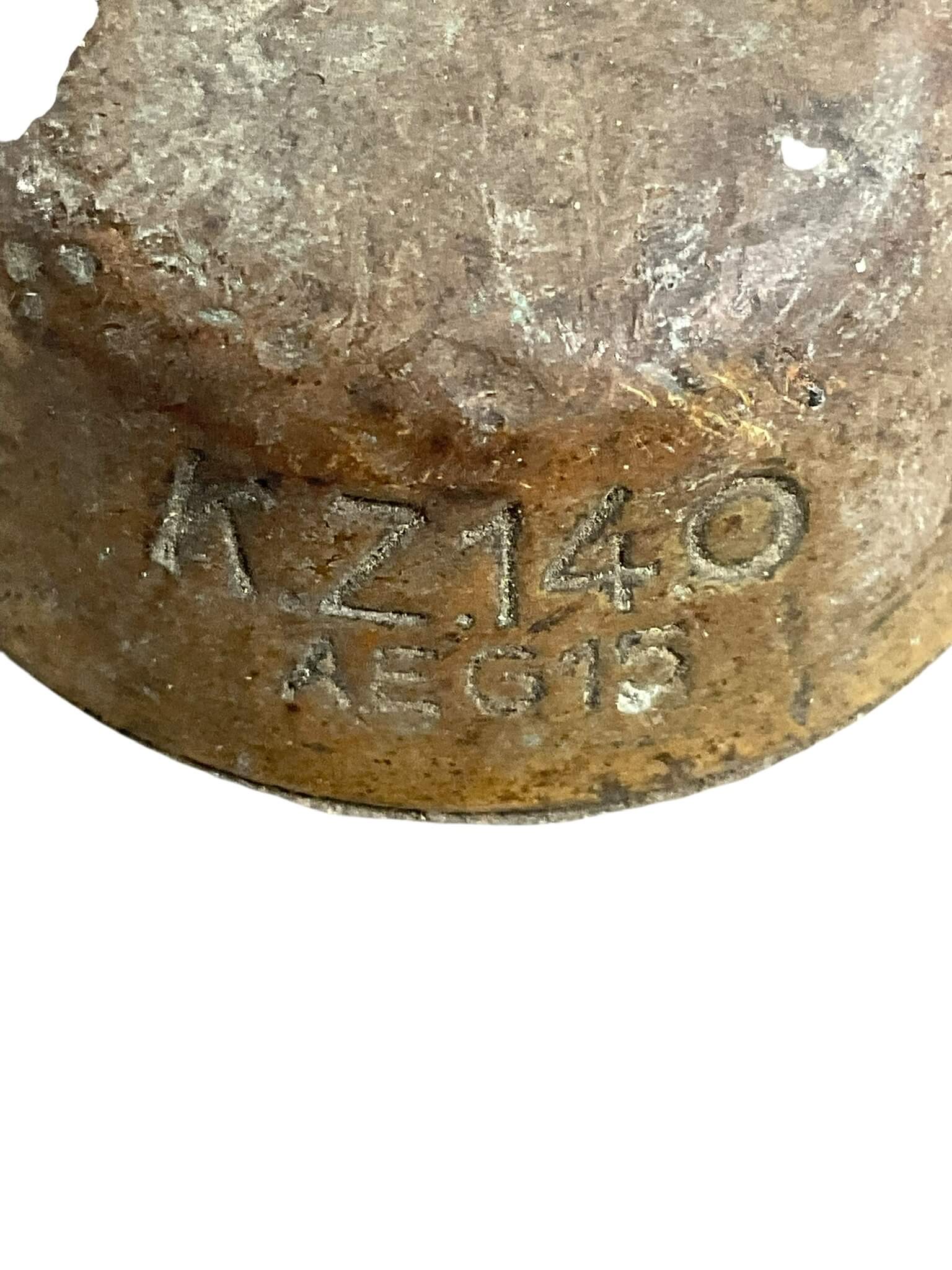 WW1 Imperial German 10.5cm Howitzer Shell Tip INERT WW1 Imperial German 10.5cm Howitzer Shell Tip INERT