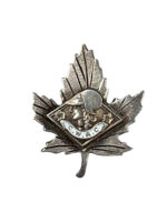 WW2 Canadian Women's Army Corps CWAC Sweetheart Badge Sterling Silver