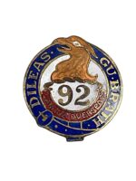 WW1 Canadian CEF 92nd Battalion Sweetheart Badge