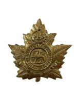 Canadian The Frontenac Regiment Cap Badge