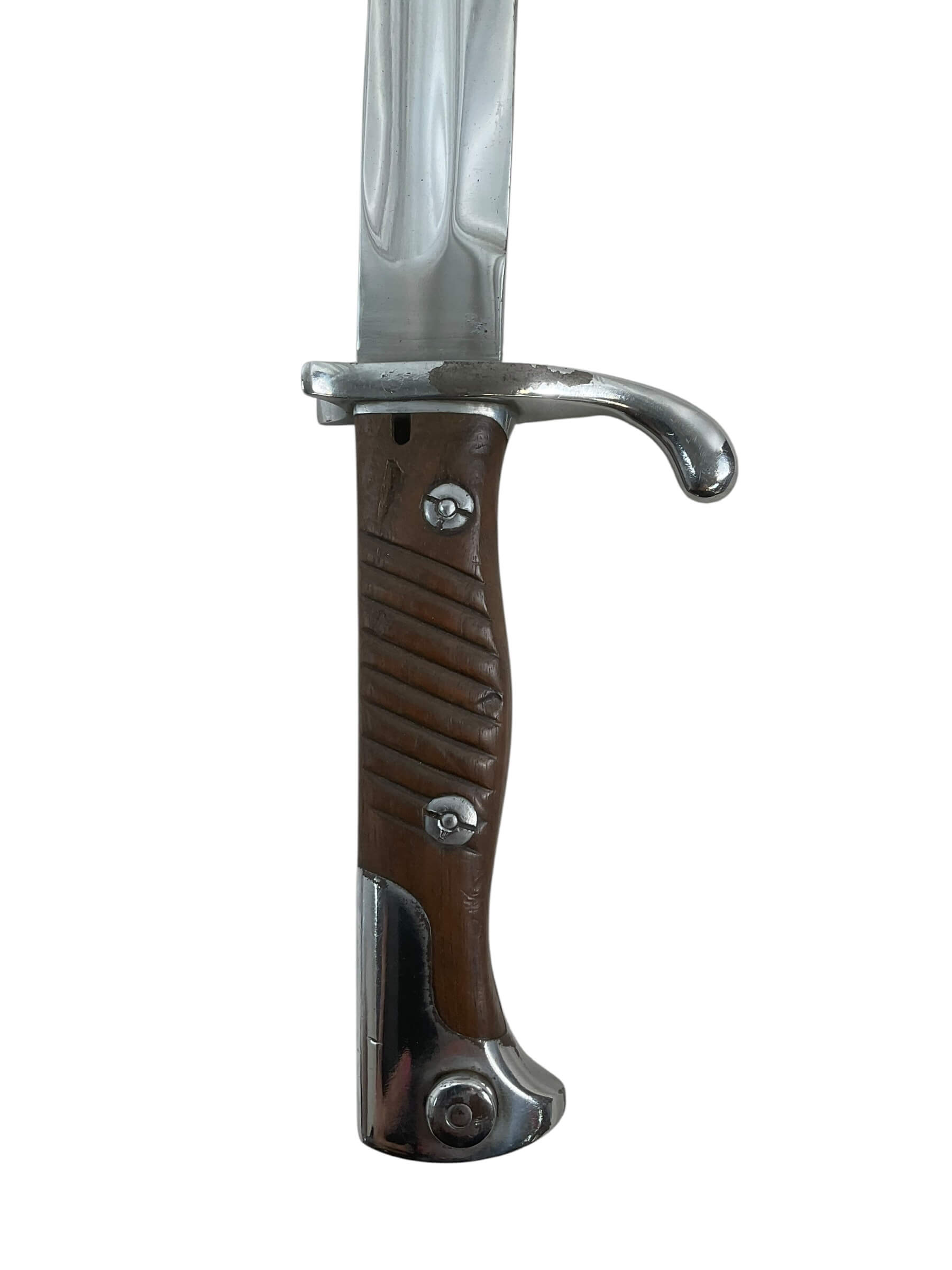 WW1 Imperial German C.G. Haenel Suhl S98 Bayonet and Scabbard Chromed WW1 Imperial German C.G. Haenel Suhl S98 Bayonet and Scabbard Chromed