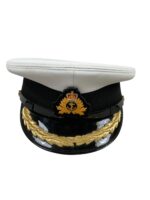 Canadian Forces RCN Navy Officer's Peak Cap Hat Size 7 1/8