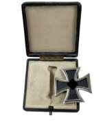 WW2 German Iron Cross 1st Class In Case Maker 15 Friedrich Orth