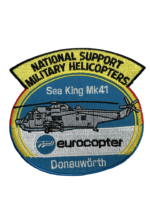 German Navy Donauworth Eurocopter Sea King Mk41 National Support Military Helicopters Patch