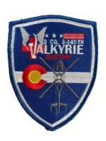 US Army National Guard Colorado 3-140th Valkyrie Dustoff Unit Patch