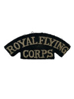 WW1 British Royal Flying Corps Shoulder Title Insignia Single