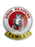 US USN Navy F-14 Grim Reapers Tomcat Sticker US USN Navy F-14 Grim Reapers Tomcat Sticker
