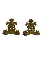 Canadian St. John New Brunswick Fusiliers Collars Insignia Pair