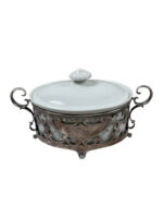 WW1 Canadian Garrison Artillery Officers Mess Serving Dish Dated 1916