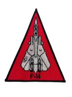 US USN Navy F-14 Tomcat Red Squadron Patch US USN Navy F-14 Tomcat Red Squadron Patch