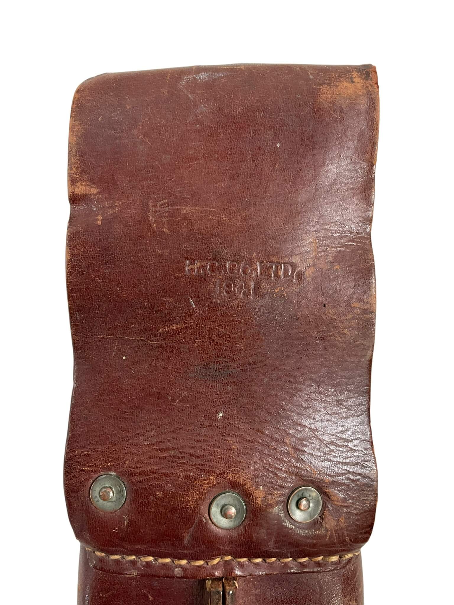 WW2 Canadian Machete Dated 1943 With 1941 Dated Leather Scabbard WW2 Canadian Machete Dated 1943 With 1941 Dated Leather Scabbard