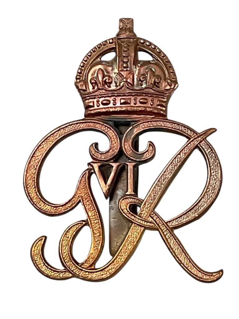 WW2 British Army Officer's General List Cap Badge WW2 British Army Officer's General List Cap Badge