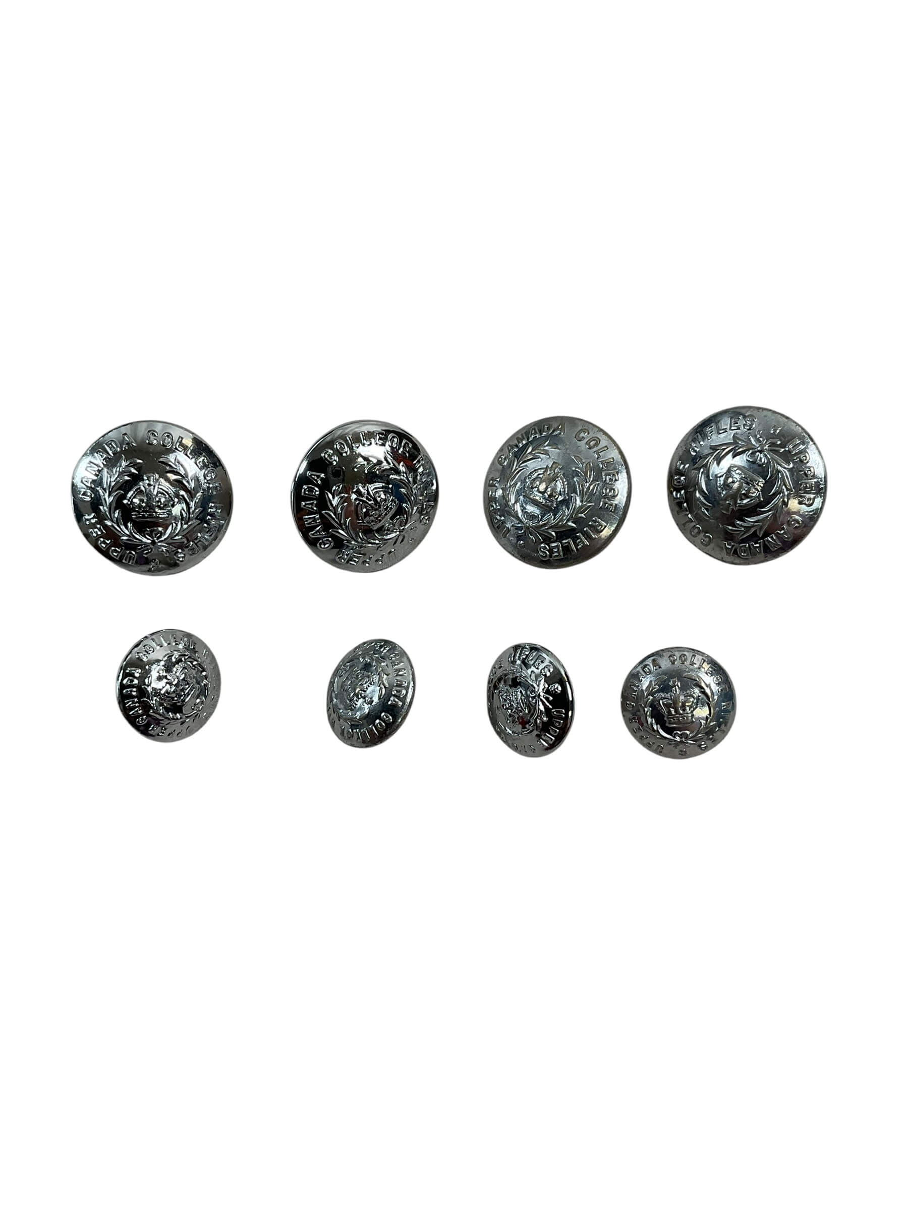 Upper Canada College Rifles Button Lot of 8 Upper Canada College Rifles Button Lot of 8